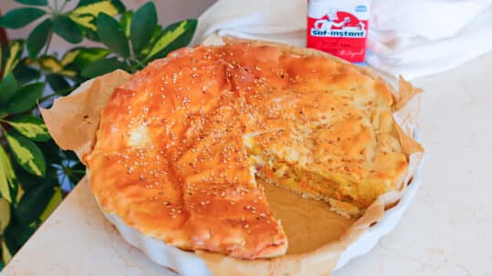 Recette Tourte aux légumes -1200x800